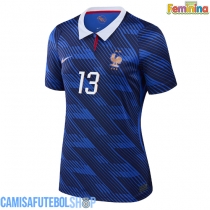 Camisa de time de futebol França Kante #13 Replicas 1º Equipamento Feminina Mundo 2026 Manga Curta